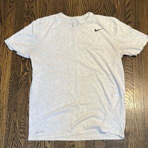 Nike Gray Short Sleeve Dri Fit Tee
